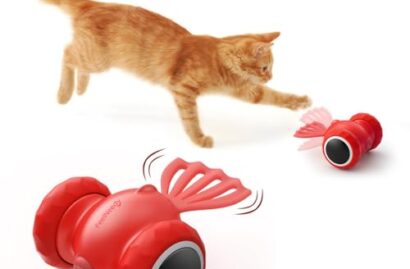 FEELNEEDY USB Rechargeable Moving Fish Cat Toy