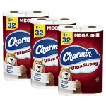 Charmin Toilet Paper, Ultra Strong, 24 Mega Rolls = 96 Regular Rolls
