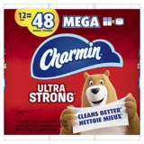 Charmin Ultra Strong Toilet Paper, 12 Mega Rolls