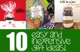 10 Easy & Inexpensive Gift Ideas