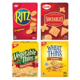 CHRISTIE Entertainment Crackers Variety Pack, 4 Packs, 800 G