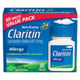 Claritin Allergy Medicine, 24-Hour Non-Drowsy Relief 10 mg, 85 Tablets
