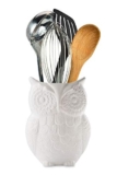 Comfify Owl Utensil Holder, White