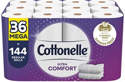 Cottonelle Ultra Comfort Toilet Paper (36 Mega Rolls = 144 regular rolls)