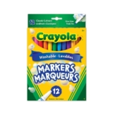 Crayola 12 Washable Fine Line Markers