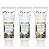 Crest 3D White Whitening Therapy Charcoal Toothpaste Variety Bundle