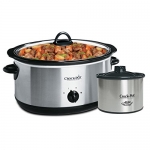 Crock-Pot 8 Qt Slow Cooker with Dipper, Stainless Steel