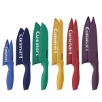 CUISINART 12 Piece Color Knife Set with Blade Guards (6 Knives and 6 Knife Covers), Jewel