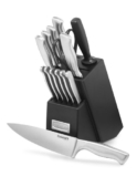 CUISINART 15 Piece Stainless Steel Hollow Handle Block Set, C77SS-15 Pack, Silver