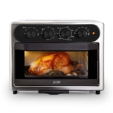 Dash Chef Series 7 in 1 Convection Toaster Oven Cooker, Rotisserie + Electric Air Fryer