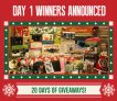 Day 1 Winners – SaveaLoonie’s 20 Days of Giveaways