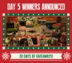 Day 5 Winners – SaveaLoonie’s 20 Days of Giveaway