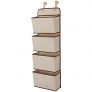 Delta Children 4 Pocket Hanging Organizer, Beige