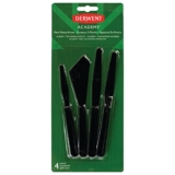 Derwent Academy Paint Knives, Assorted Sizes, 4 Pack