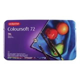 Derwent Colorsoft Pencils, 4mm Core, Metal Tin, 72 Count