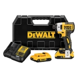 DEWALT 20V MAX XR Li-Ion Brushless 0.25-Inch 3-Speed Impact Driver Kit