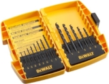 DEWALT Black Oxide Split Point Twist Drill Bit Assortment, 13-Piece