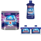 Dishwashing Pack: Dishwashing Tabs, Rinse-Aid, Dishwasher Cleaner