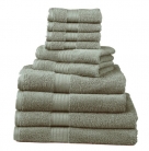 Divatex Home Fashions 10-Piece Deluxe Towel Sets