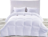 Down Alternative Comforter (White, Queen)