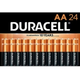 Duracell Coppertop AA Alkaline Batteries, 24 Count