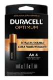 Duracell Optimum AA Batteries | 4 Count