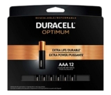 Duracell Optimum AAA Alkaline Batteries, 12ct