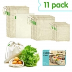 E-Know Produce Bags,11 Pack Reusable Produce Bags