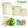 E-Know Produce Bags,11 Pack Reusable Produce Bags