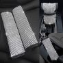 EING 4pcs/Set Crystal Diamond Seat Belt Cover & Gear Shift Knob Cover & Handbrake Cover