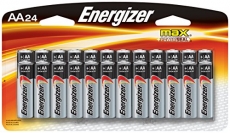 Energizer AA Batteries, Double A Battery Max Alkaline (24 Count)