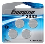 Energizer Cr2032 3 Volt Lithium Coin Battery, 4 Count