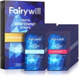 Fairywill Professional Teeth Whitening Strips Kit for Sensitive Teeth, Pack of 50 (25 Treatment)