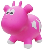 Farm Hoppers – Award Winning Inflatable Bouncing Pink Cow with Pump