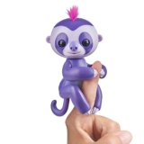 Fingerlings Baby Sloth – Marge (Purple) – Interactive Baby Pet – by WowWee