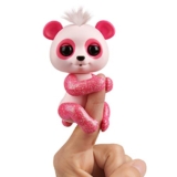Fingerlings Glitter Panda – Polly (Pink) – Interactive Collectible Baby Pet – By WowWee