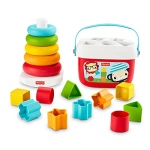 Fisher-Price Baby’s First Blocks and Rock-a-Stack Gift Set