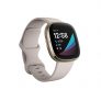 Fitbit Sense Advanced Smartwatch, Lunar White/Soft Gold