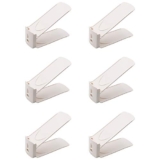 FIXSMITH Shoes Organizer-3 Step Adjustable Shoe Space Saver, 6 Pack