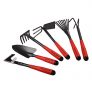 FLORA GUARD 6 Piece Garden Tool Set with High Carbon Steel Heads