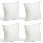 Foamily Set of 4 Premium Hypoallergenic Stuffer Pillow Inserts (18″ x 18″)