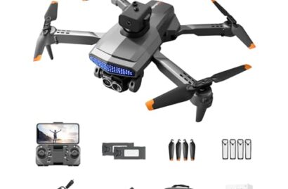 Foldable Drone, Remote-controlled Quadcopter, 4K Dual Camera Dual-Battery