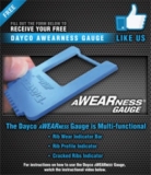 Free Dayco aWEARness Belt Gauge