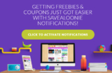 SaveaLoonie Notifications – Get MORE Freebies & Coupons!