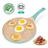 FRUITEAM Blini Pancake Pan Nonstick Griddle,10 Inch