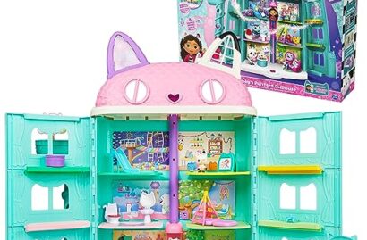 Gabby’s Dollhouse, Purrfect Dollhouse with 15 Pieces
