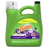 Gain Liquid Laundry Detergent With Febreze Freshness, Moonlight Breeze, 96 Loads