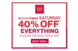 GAP Black Saturday Sale
