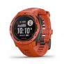 Garmin Instinct, Rugged Outdoor Watch with GPS,  Flame Red