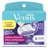 Gillette Venus Swirl Extra Smooth Razor Refills, 6 Count